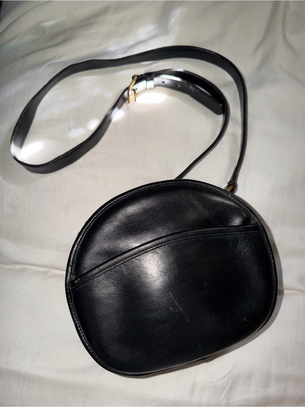 Vintage Coach Canteen circular crossbody -9901